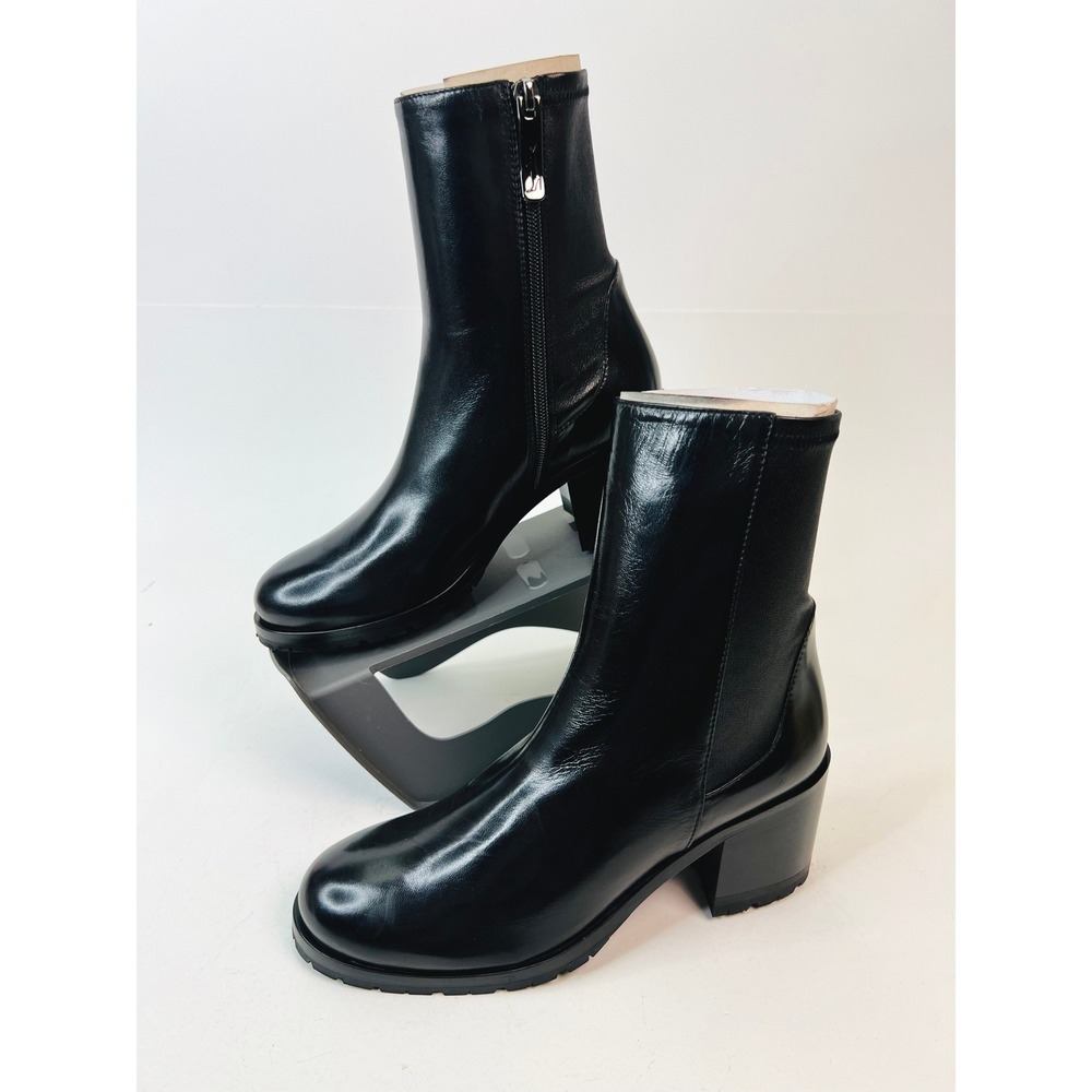 Lorenzo Masiero Black Nappa Leather Ankle Boots TR-W25415 Womens‎ EU 37 / US 7